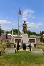 Molly Pitcher Statue in Old Graveyard in Carlisle PA